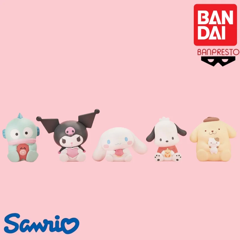 

Bandai Banpresto In Stock Original Sanrio family Mermaid Pudding Dog Pompompurin Kuromi Peripherals Model Toy Ornaments Garage