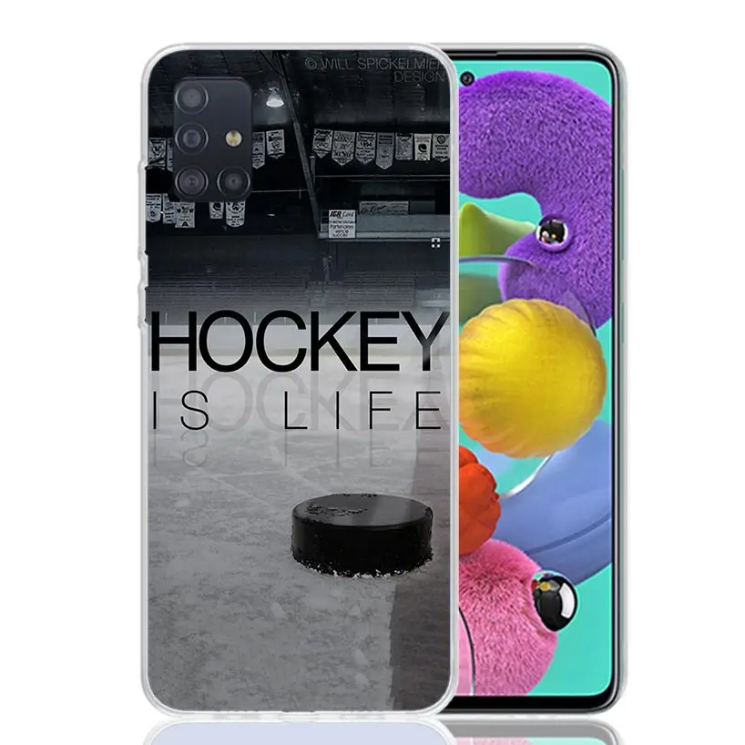 Ice Hockey Rink Sport Phone Case For Samsung Galaxy A51 A41 A31 A21S A11 A01 A71 A50 A40 A30S A20E A10S A70 A6 A7 A8 A9 Coque