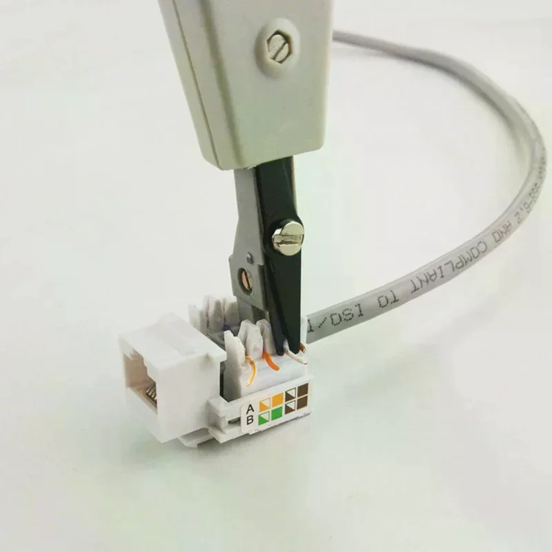 Punch Down Tool 110-draadsnijder Mes Telecomtang voor Rj45 Keystone Jack Netwerkkabel Telefoonmodule Patchpaneel