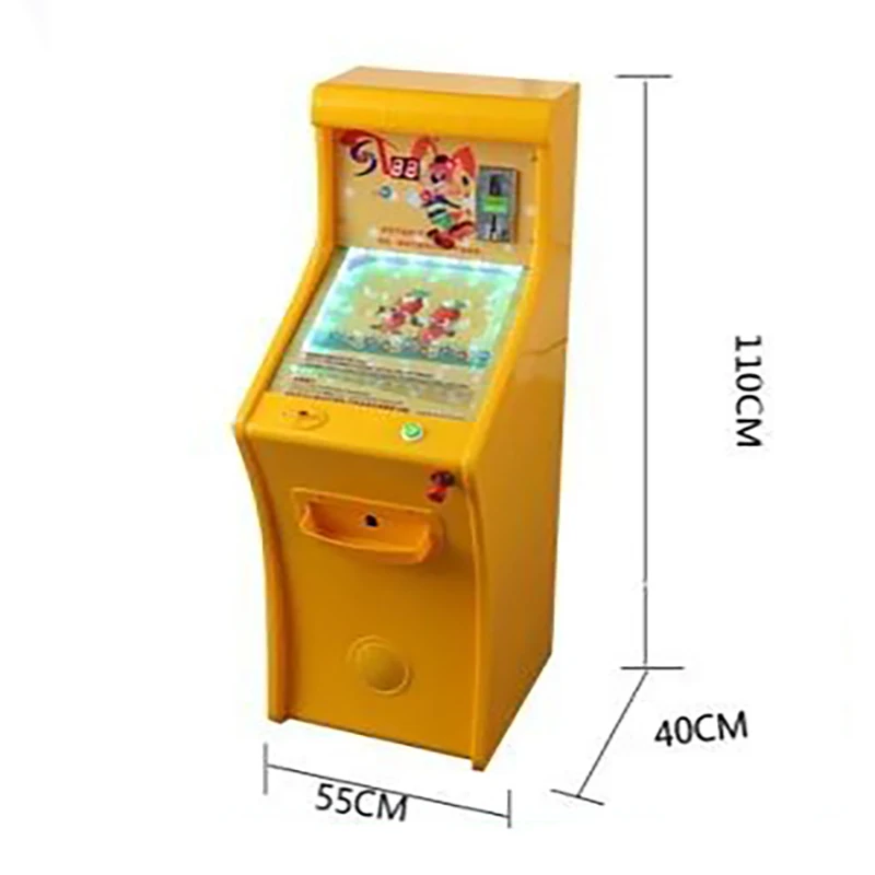 Gold Entertainment Coin Game Console Educational Toys Electronic Pinball Vending Machine