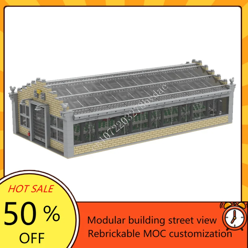 

3949PCS Hydroponics Farm Modular MOC Creative street view Model Building Blocks Architecture DIY Education Assembly Model Gifts