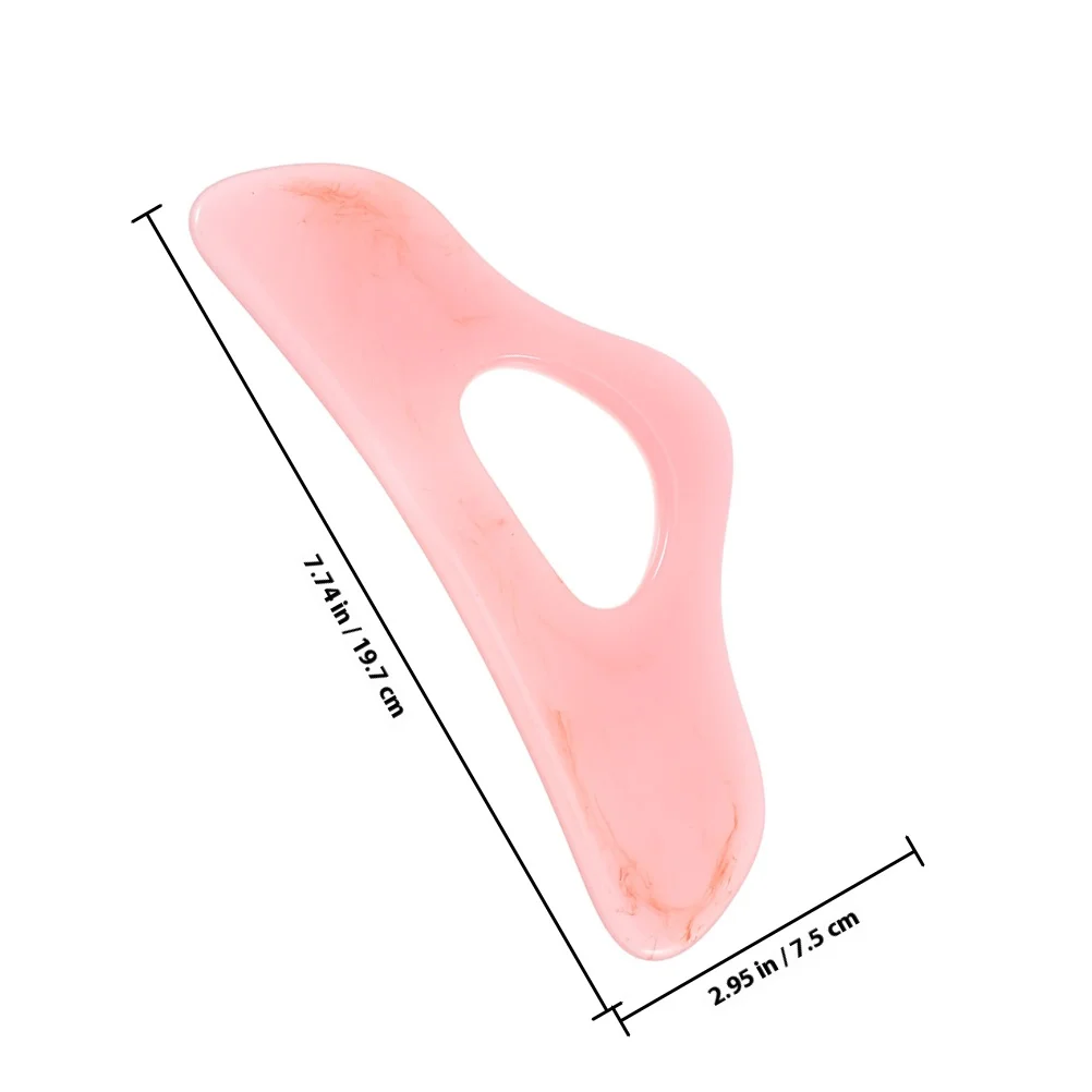 2 szt. Skrobak do masażu Guasha, przenośny masażer do twarzy, mini skrobak do mięśni, wielokrotnego użytku, do relaksacji twarzy i ciała