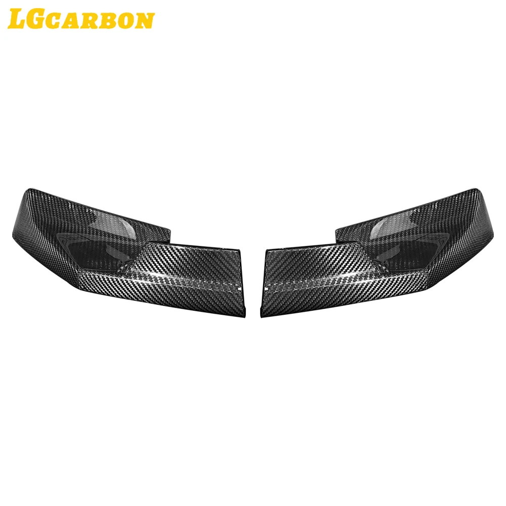 LGcarbon For BMW 3 Series 4 Series G80 G82 G83 M3 M4 Carbon Fiber Front Lip CSL BodyKit Spoiler Bumper Splitter 2021+