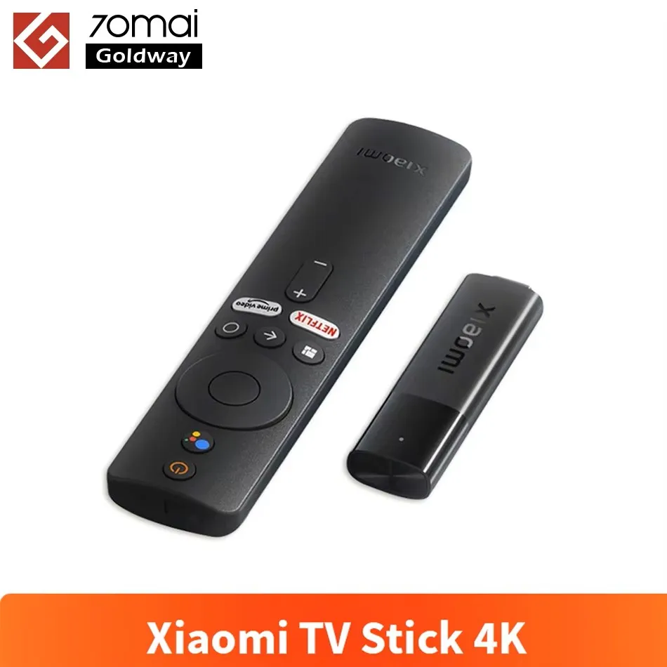 Global Version Xiaomi Mi TV Stick 4K Android TV 11 Quad-core 2GB RAM 8GB ROM Bluetooth Netflix Wifi Google Assistant Youtube Box