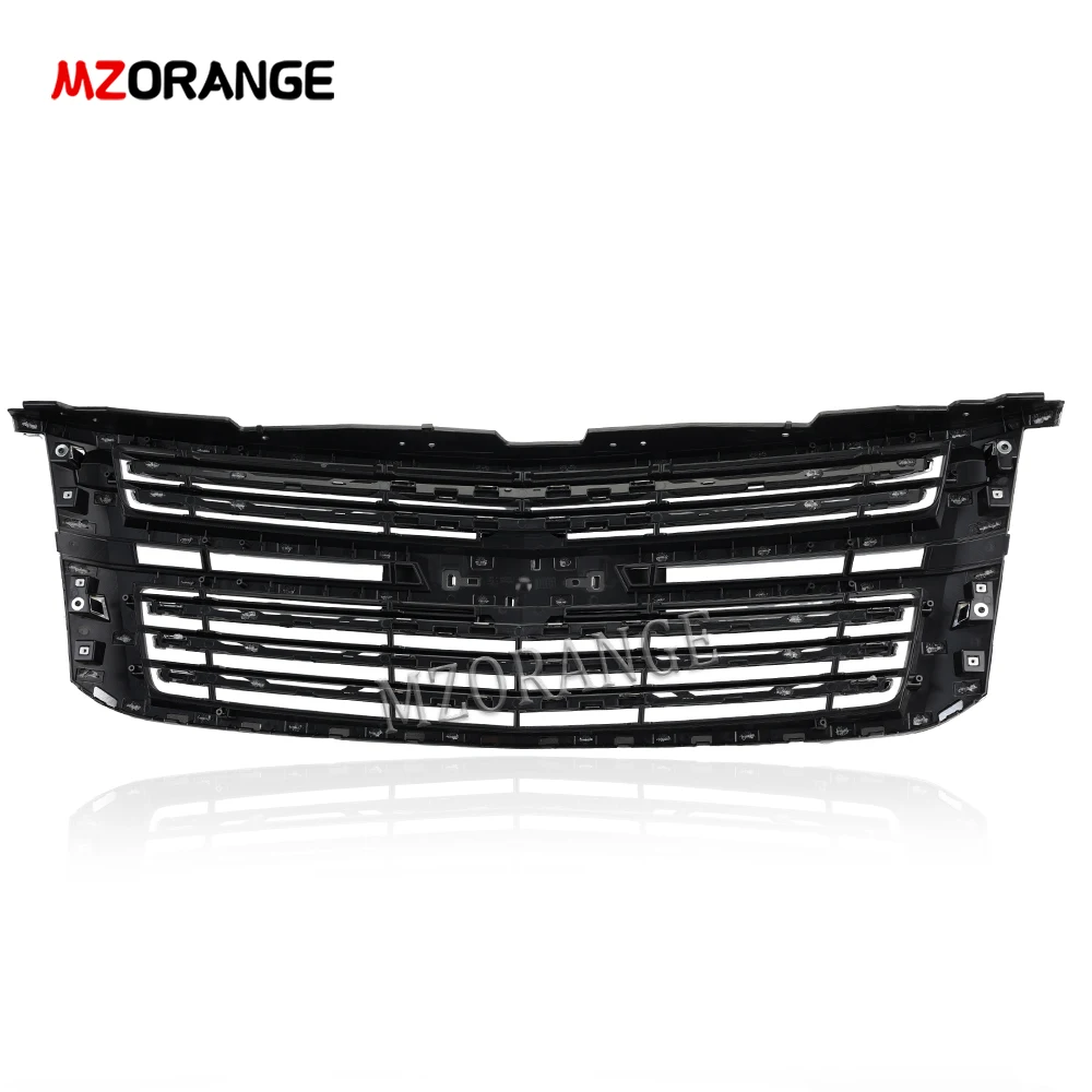 Front Bumper Grille for Chevrolet Tahoe /Suburban LTZ Style 2015 2016 2017 2018-2020 Grilles Car Grills Radiator Racing chrome