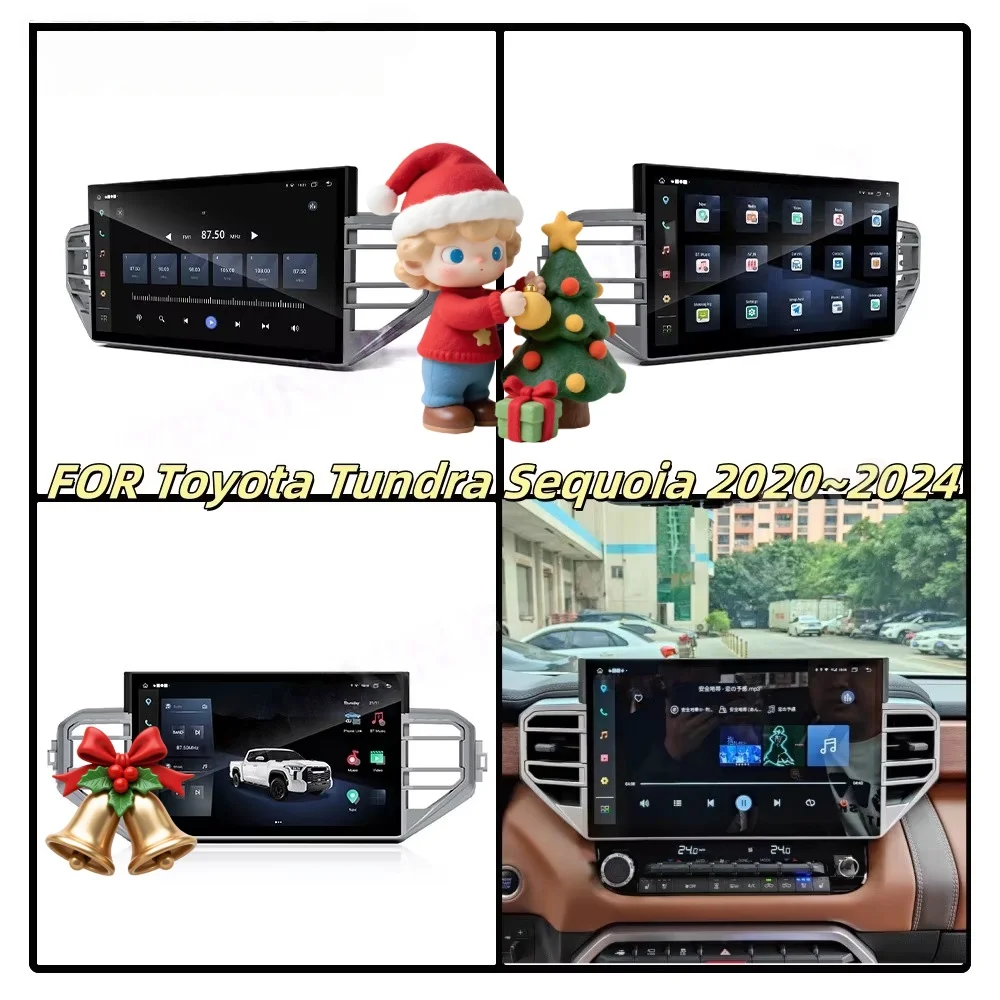 Y Car GPS Navi Radio For Toyota Tundra Sequoia 2014-2024 Android Auto Carplay Touch Screen Car Screen Navigatio DSP BT Player 4G