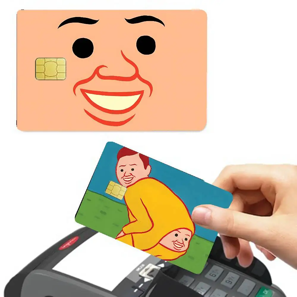 Joan Cornella Zonzo 2024 Anime Cartoon Skin Stickers Film Tape Case for Big Credit Debit Card Front Side