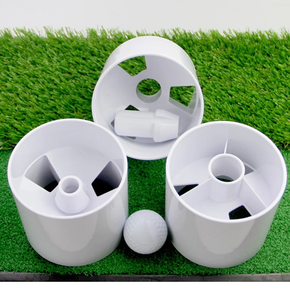 

Golf Green Hole Cup, Funnel Fan Leaf Drain Hole Abs Plastic