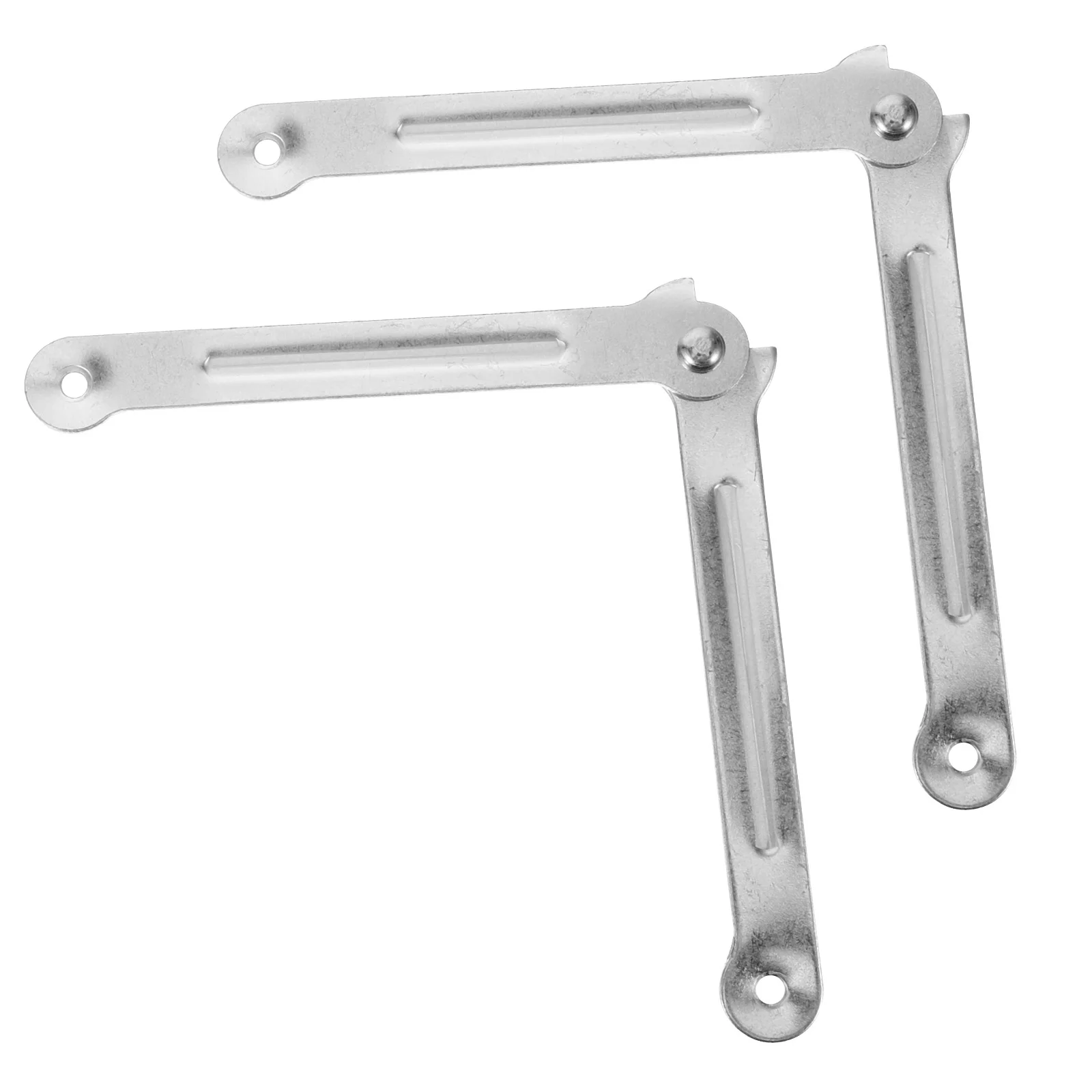 2 Pcs Attic Ladder Attachment Lightweight Step Hinge Heavy Duty Appendix Small Galvanized Tie Rod