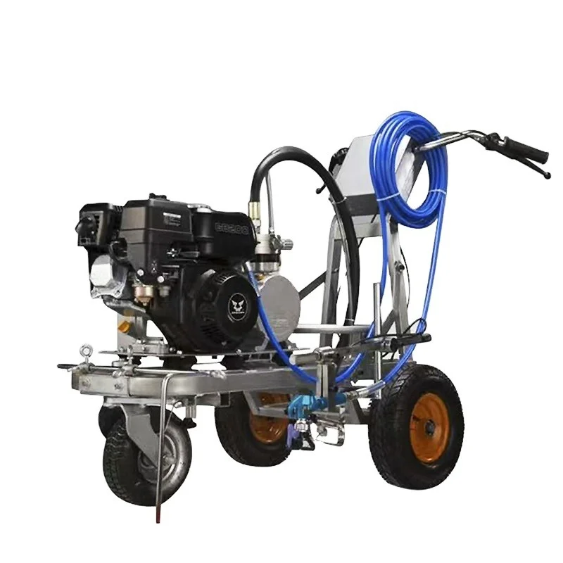 Hand-push road line highway line marking machine Airless Cold Paint Spraying Road Marking Machine scribing machine