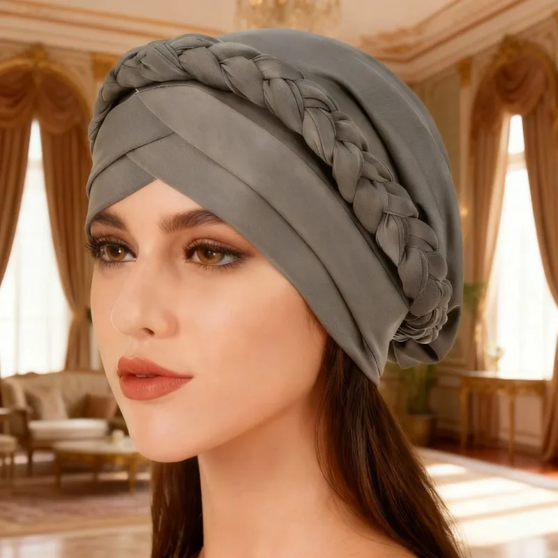 

Новый головной платок 2026 года для мусульманок: однотонный тюрбан, боннет, хиджаб, внутренние хиджабы, арабские головные уборы для женщин-мусульманок, тюрбаны