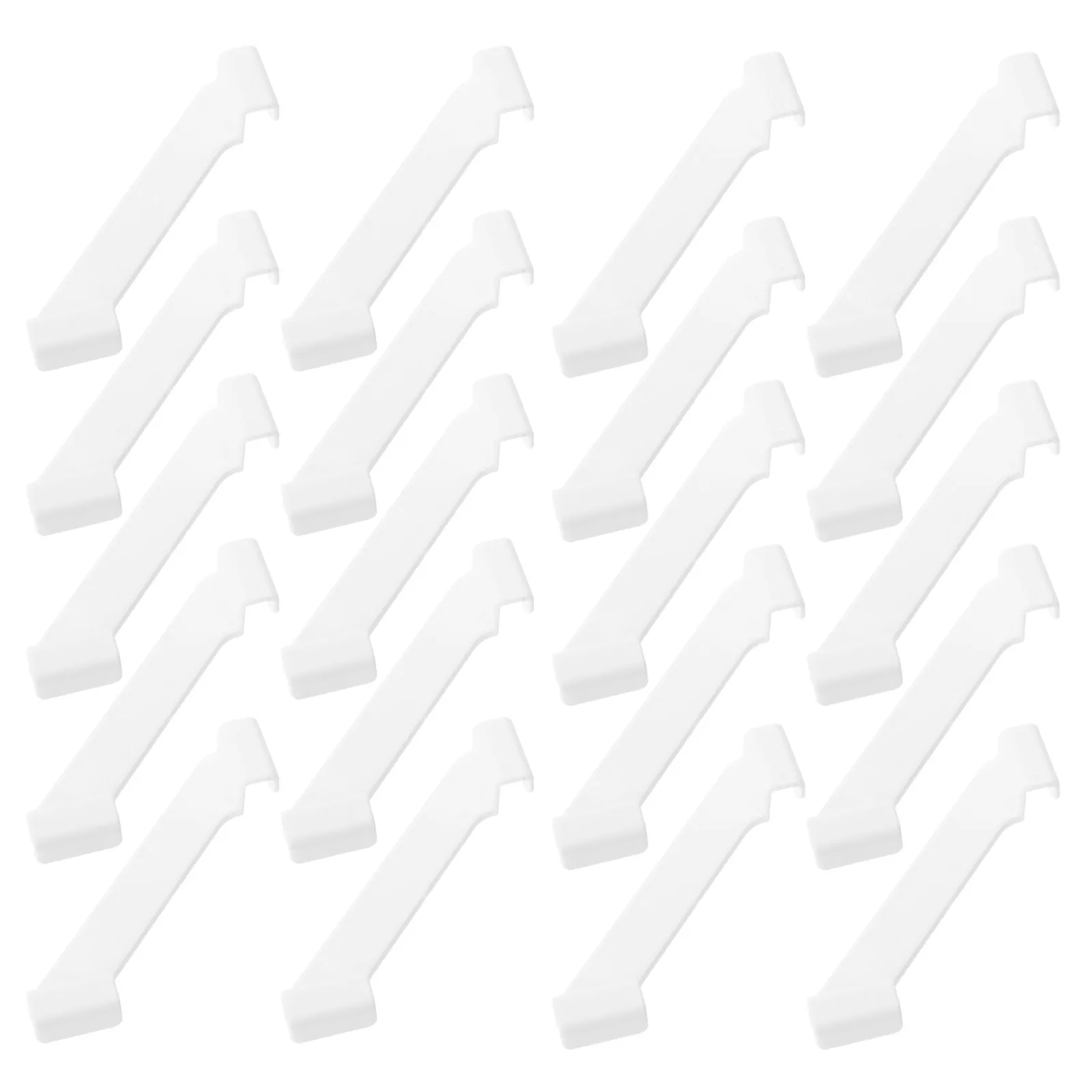 

20Pcs Storage Box Stacking Aids Plastic Bin Stackers Rounded Corner Kitchen Organizer Clips Home Dormitory Bedroom Storage