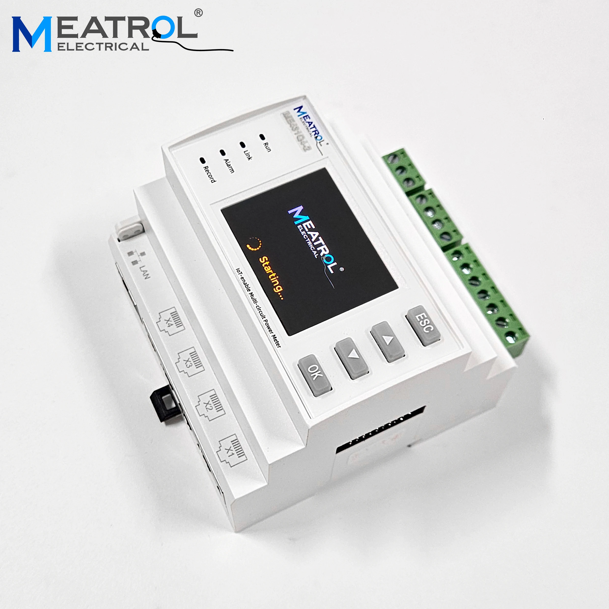 LAN Web Server Power Monitoring Equipment Ethernet 3 Phase Multi-functional Data Logger ME431 Energy Meter