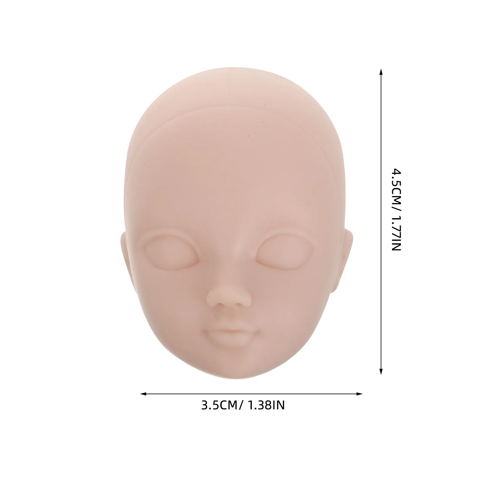 4Pcs Easy Replace Makeup Practice Mannequin Head for DIY Craft Lash Extension Hair Styling Practice Accessory DIY Accessory
