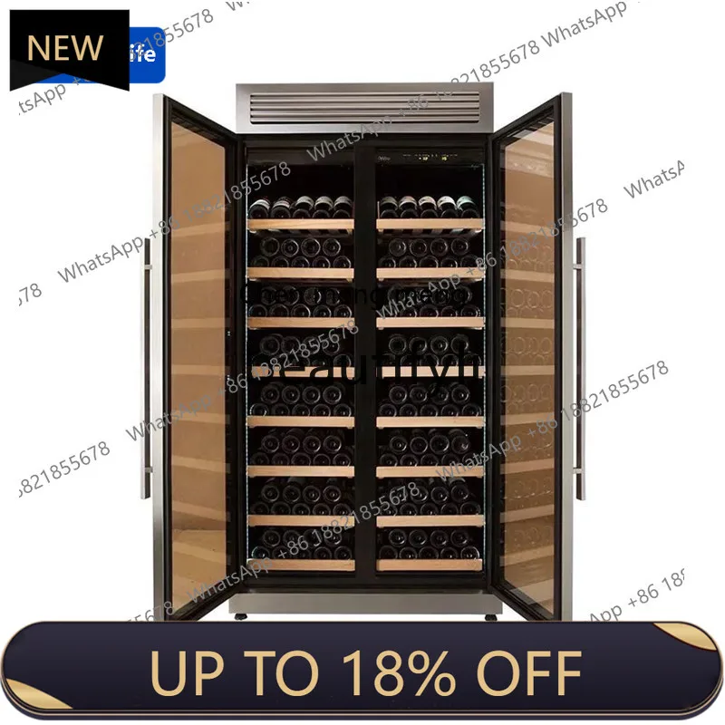 

Z189 a56 Constant Temperature Wine Cabinet Double Door Tempered Glass Wine Cabinet for Restaurant Display Refrigerated Wine Cabi