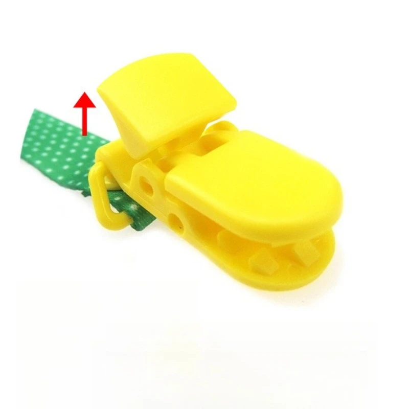 قطعة واحدة من سلسلة مشبك لهاية الأطفال: مادة ناعمة بتصميم لطيف، مشبك آمن يمنع الخسارة، يراقز لحظات سعيدة للطفل #1