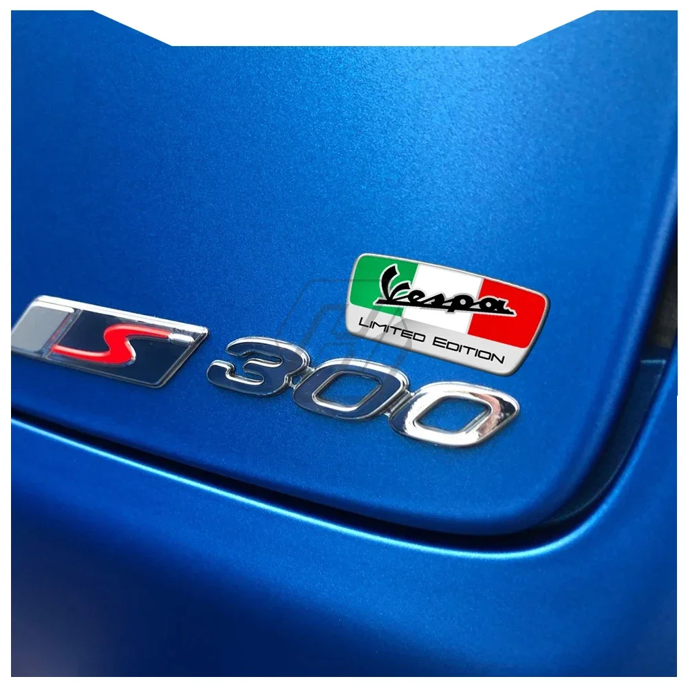 Pegatina de resina 3D para Vespa GTS 250 300 300ie Sprint Primavera 50 125 150, calcomanías de edición limitada italiana