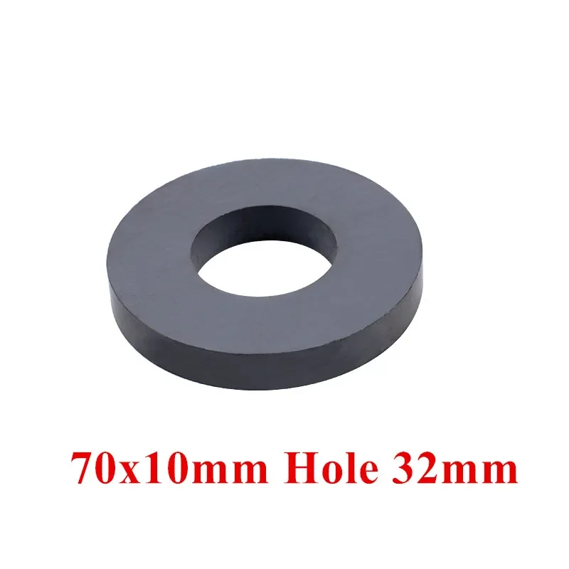 Magnete in Ferrite magnete per altoparlante a magnete permanente hardware magnete forte 80x15mm foro 40mm magnete rotondo frigorifero muslimah