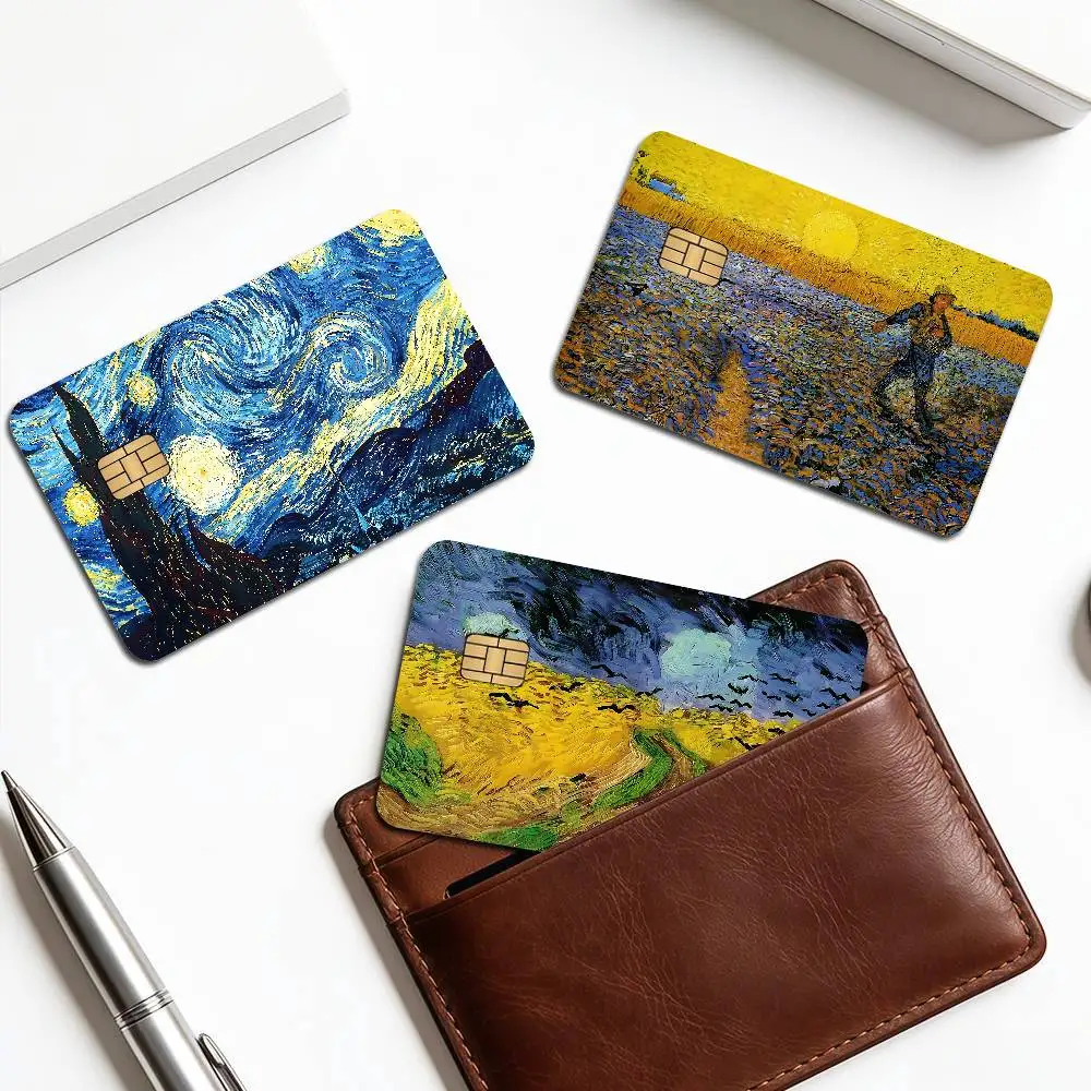 Almond Blossoms Van Gogh Anmie Sticker Film Skin Cover For Credit Card Debit Bank Card Front