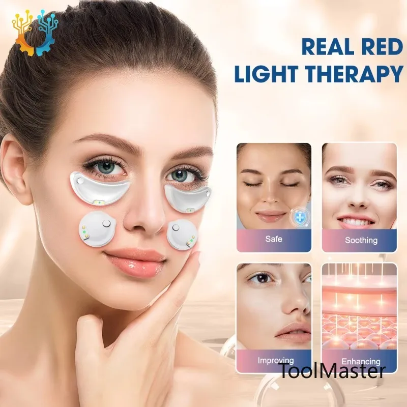 

[2026]Red Light EMS Microcurrent Facial Eye Massager Beauty Device Heating Reduce Dark Circles Eye Bags Fine Lines Eye Care Tool