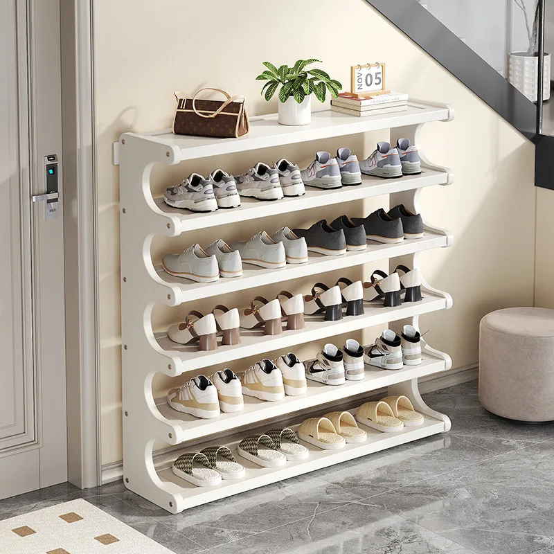

Simple shoe rack multi-layer household door small narrow shoe cabinet storage artifact Nanzhu shoe