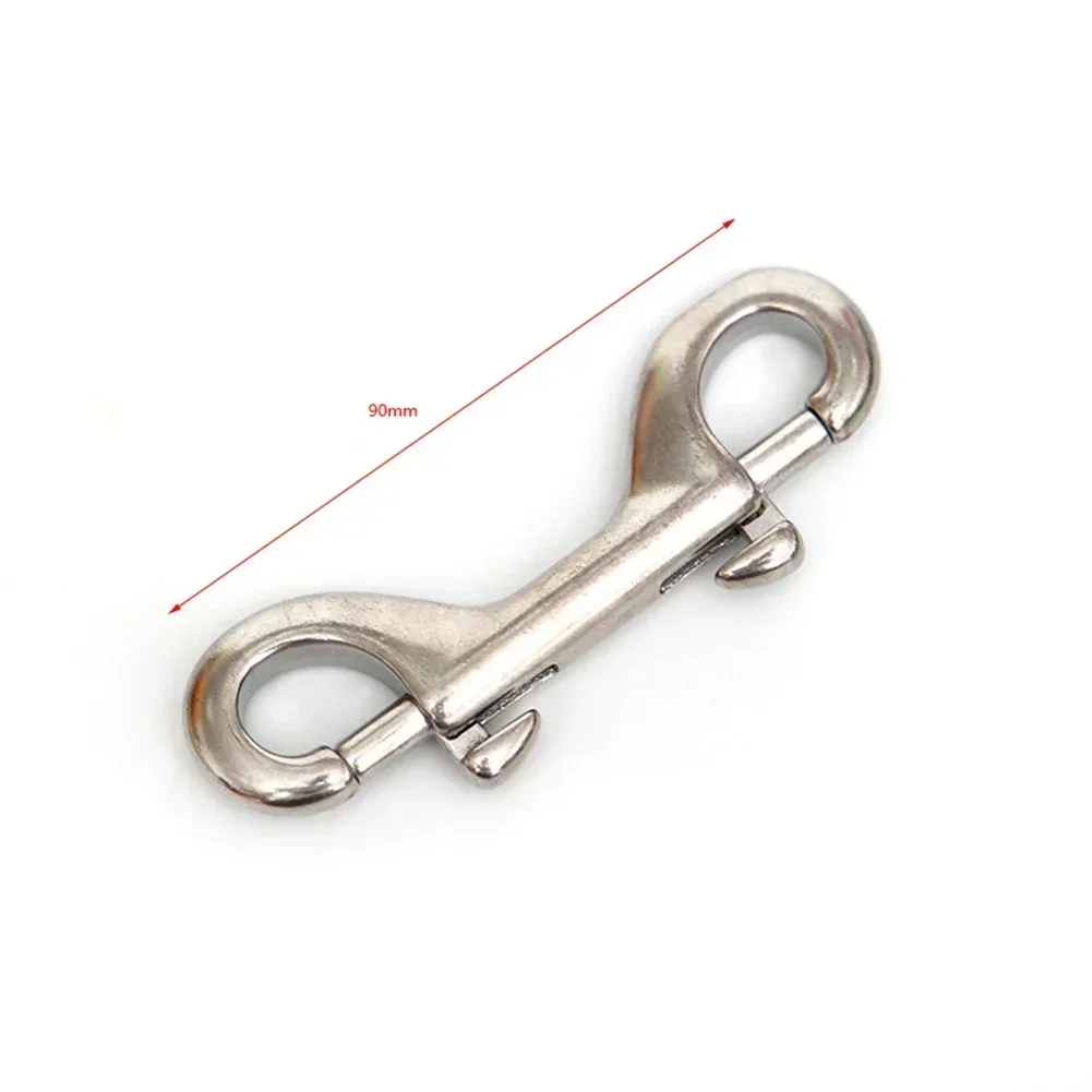 Scuba Diving Stainless Steel Quick Carabiner Swivel Eye Bolt 90-115mm Double Ended Snap Bolt Hook Clip