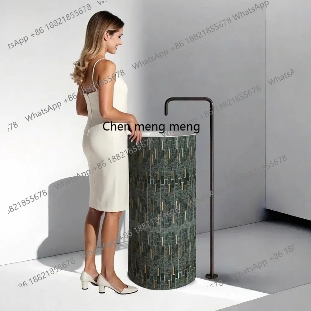 

X Floor-to-ceiling clubhouse Hotel Floor-to-ceiling hand washing basin Washing column basin