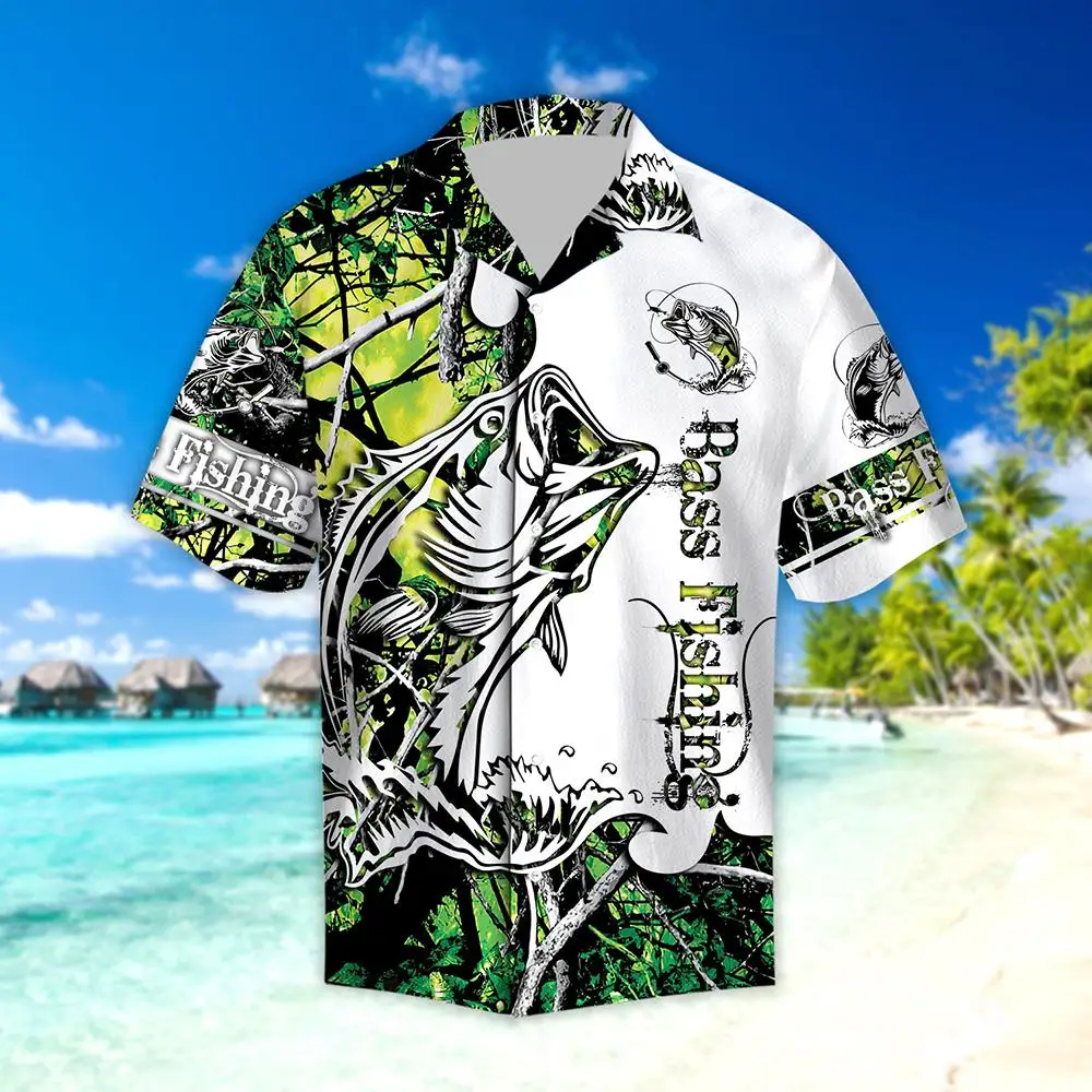 

Custom Name Sport Fishing Team 3D Design Fishing Hawaii Shirt Short Sleeve Shirt Men Shirts 2023 Oversized 5XL Chemise Homme-234