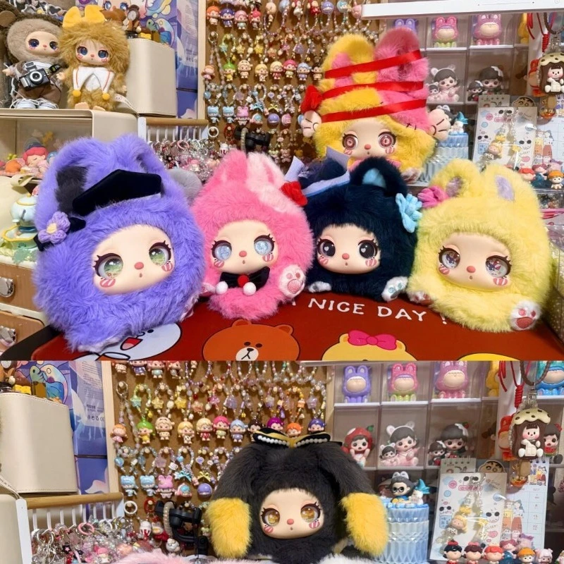 

Baby Three Liila Marshmallow Rabbit Bag Series Blind Box Kawaii Anime Figures Vinyl Doll Surprise Bag Mystery Box Collected Toys