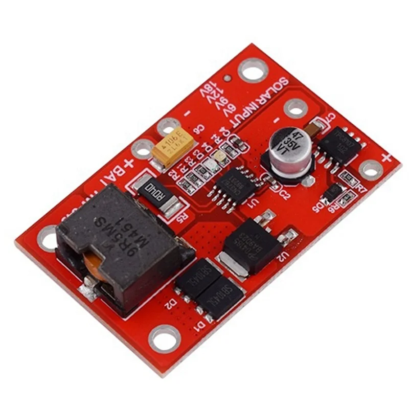 Modul pengontrol pengisi daya PV surya, 3S 3A 12V MPPT CN3767/CN3722 dengan indikator LED untuk sistem Panel surya 18V
