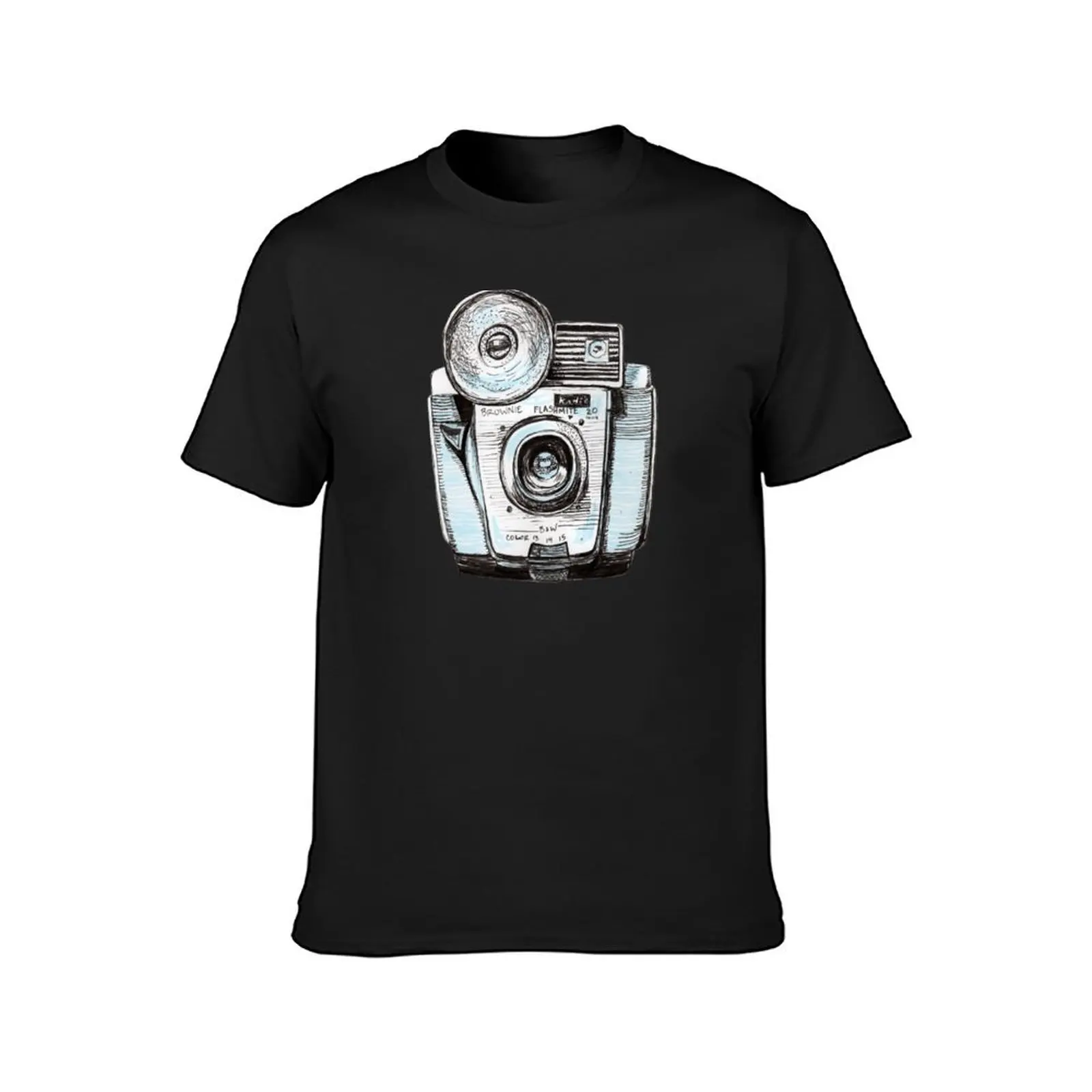 Pen and Ink Vintage Camera T-Shirt new edition boys animal print for a boy mens t shirts casual stylish