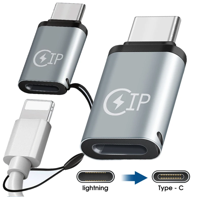 Lightning Female To Type-C Male Cable Adapter Converter for IPhone 14 13 12Pro USB C To Lighting Connector Phone Charge Adapter