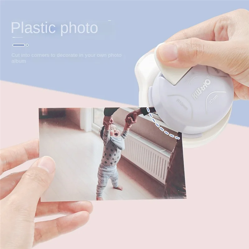 KW-TRIO 4 Way Corner Rounder Punch, 4Mm, 7Mm, 10Mm 4 In 1 Corner Cutter For Card Making, Laminate, Cardstock