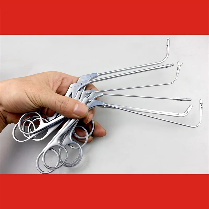 

Jinzhong medical nasal sampling forceps nasopharyngeal live sampler direct curved nasal biopsy forceps ENT instrument