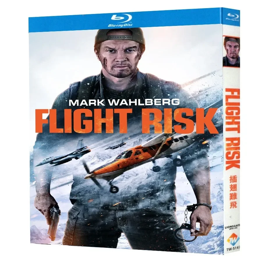 Flight Risk : 2025 1Disc 1080P All Region Play Seal Box Blu-ray disc High Definition BD