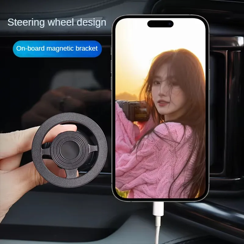 

Car phone holder magnetic 360 rotation strong suction air vent stand windshield Display Universal Car Bracket Screen Dashboard