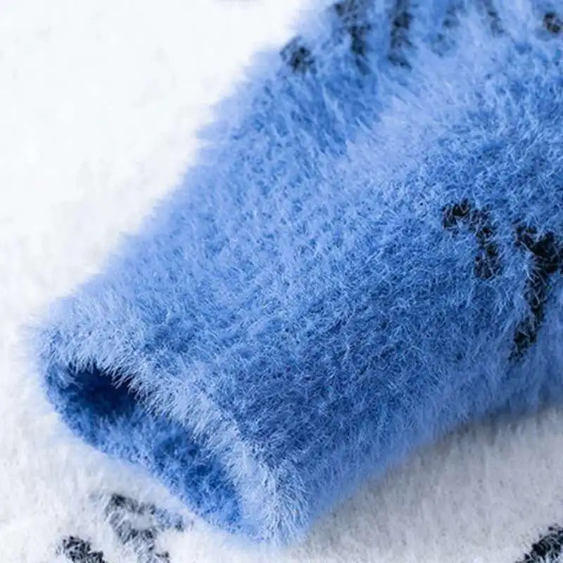 الرجال محبوك نصف الياقة المدورة سترة ، الأبجدية التدرج البلوز ، سليم صالح القمم ، سترة دافئة