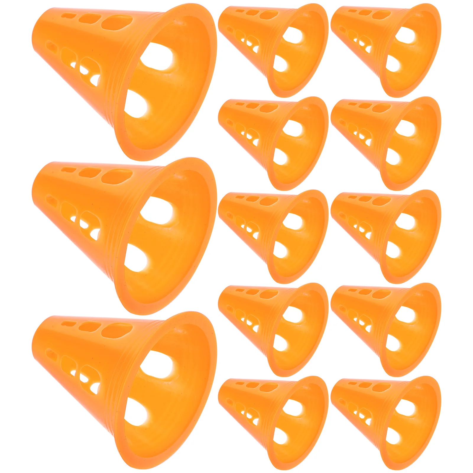 

20pcs Roller Signs Game Bright Agility Cones Traffic Sign Toy Colorful Cones Reusable Plastic Training Marker Sports Toys