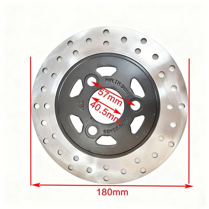 

Motorcycle Accessories Modified Center Lock Brake Disc Rotor Strong Heat Dissipation Floating 180mm for MTB / Road