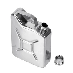 Alcohol Wine Container Gasoline Bucket Style Portable Whisky Vodka Bottle Kit Hip Flasks 5oz Stainless Steel For Party Bar Home