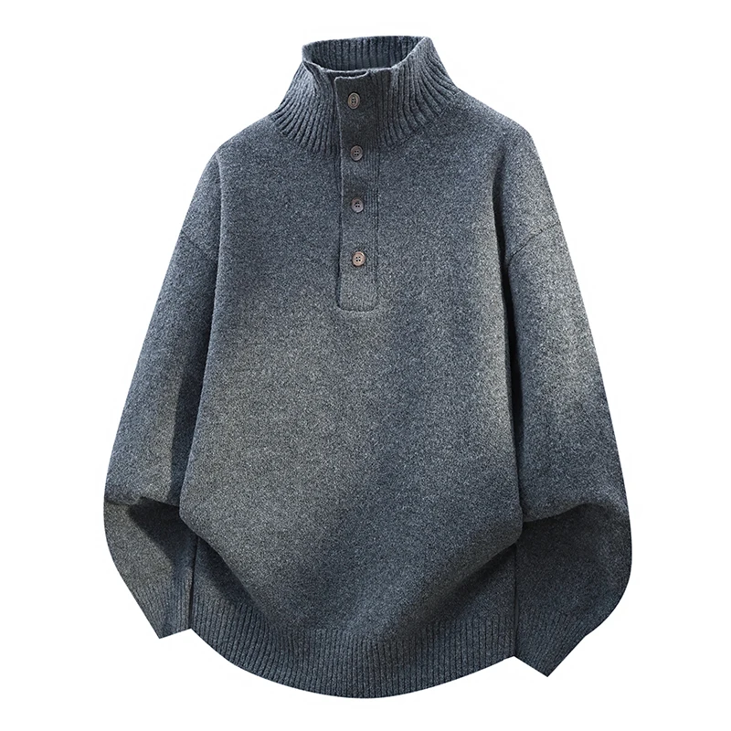 

Мужской высококачественный спортивный пуловер для активного отдыха, вязаный свитер, удобный, универсальный, дышащий, ветрозащитный, теплый, весенний свитер