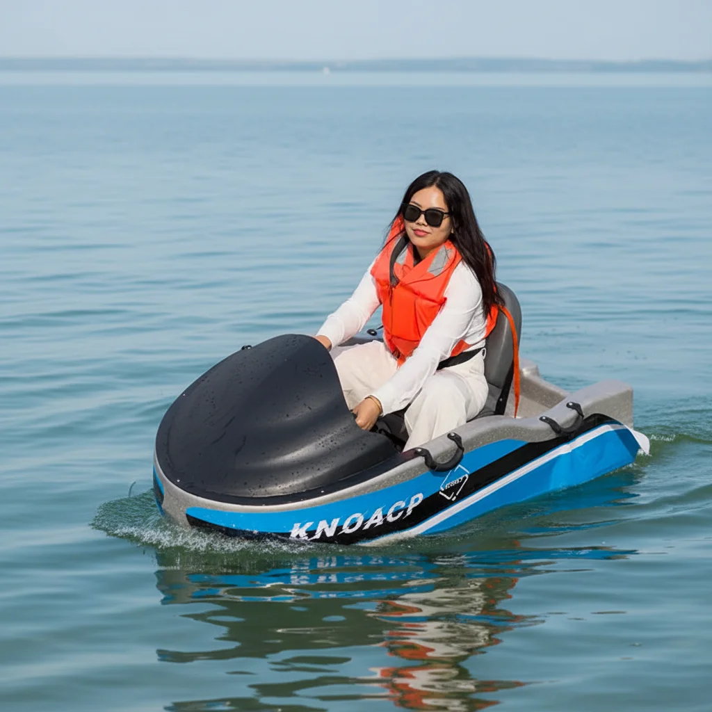 Hot sale drift go kart portable water surfing kart craft, max 40km/h high speed power component for water park scenic area outdo