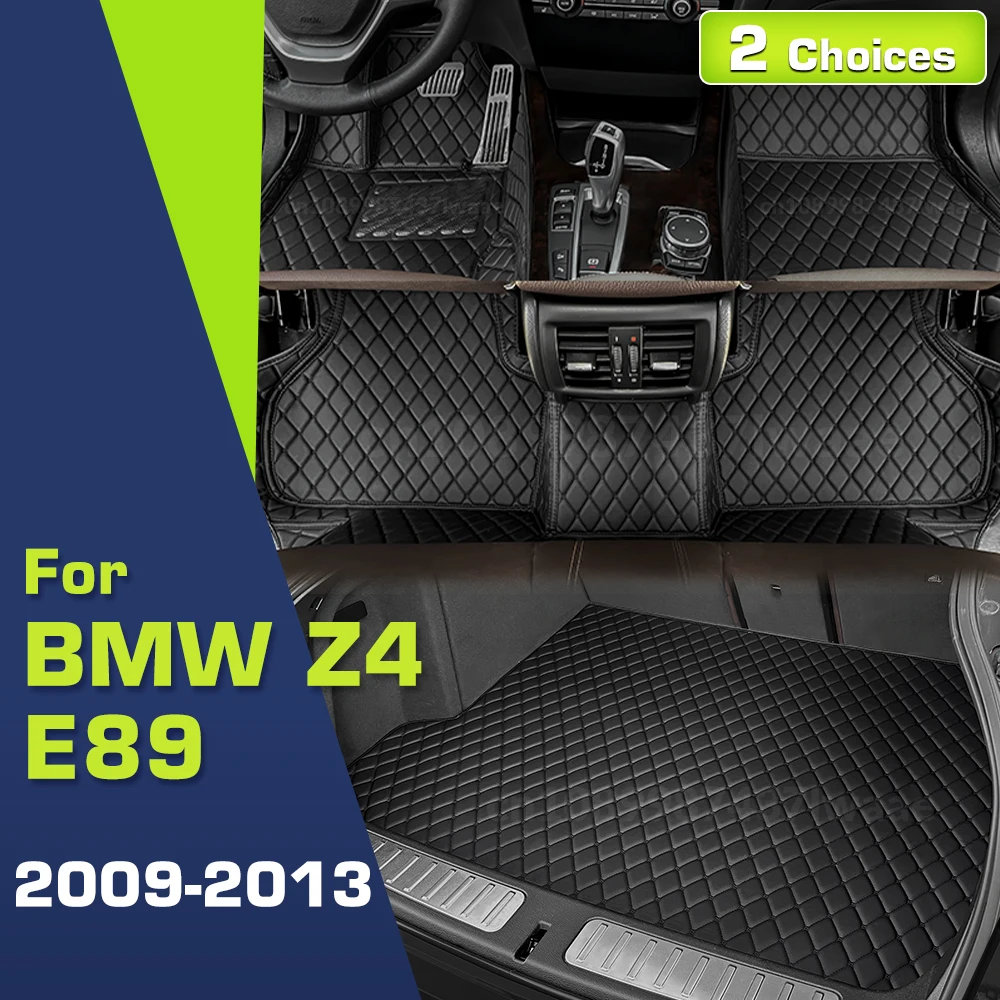 

Car floor mats for BMW Z4 E89 2009 2010 2011 2012 2013 Custom Trunk Mat Auto foot Pads Carpet Cover Interior Accessories interio