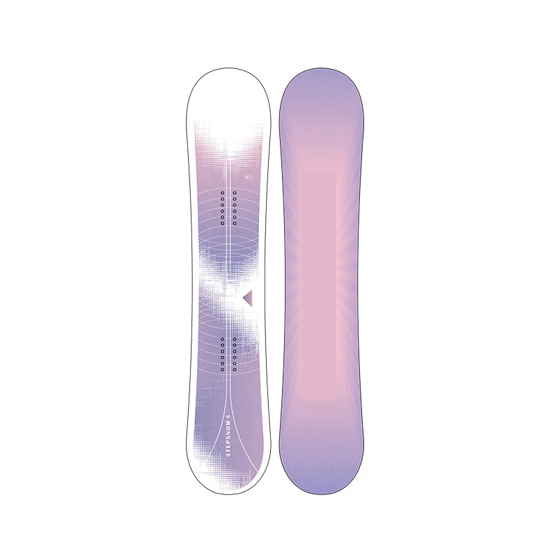 Adult Winter Snowboard Glass Fiber Reinforced Poplar Wood Core Fully Enclosed Waterproof Rubber Strip Eco-Friendly Oversized All