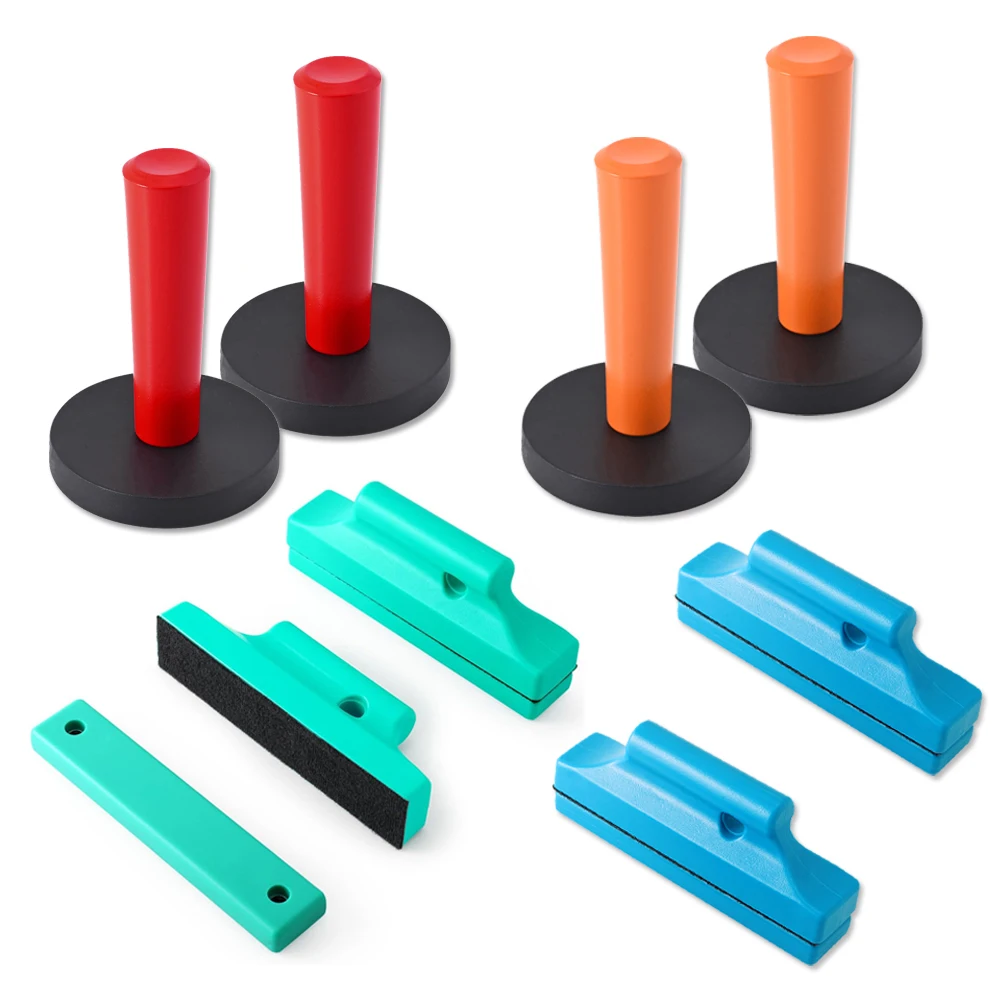 FOSHIO 4/8PCS Vinyl Wrap Strong Magnetic Gripper Car Accessories Tint Tool Decal Wallpaper Craft Sign Making Refrigerator Magnet