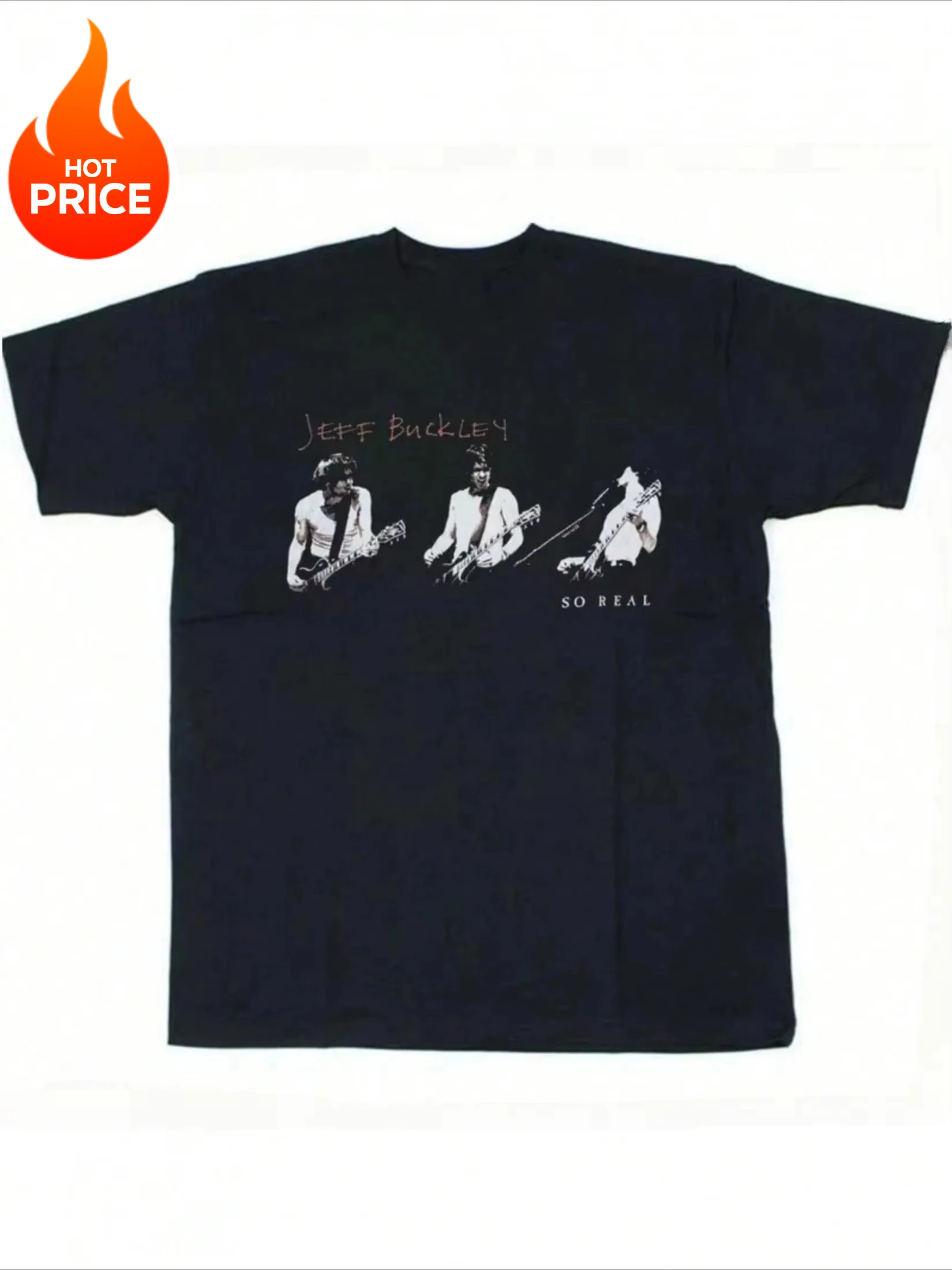 

Retro 90s Tour T-shirt Multi Functional Basic T-shirt Pattern T-shirt Harajuku Men's 1994 Jeff Buckley So Real Harajuku