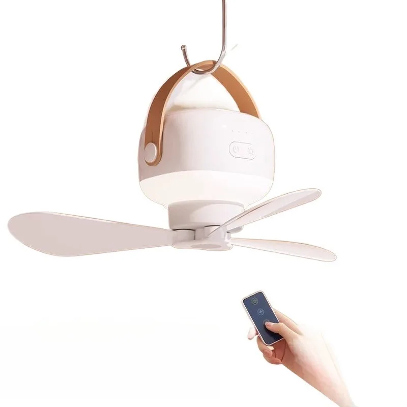 

Small ceiling fan bed dormitory electric fan usb charging camping outdoor home small portable single bed pass