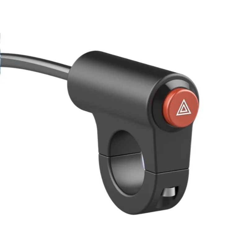 

For Motorcycle Part Motorcycle Switch Hazard Light Switch Button Electric Double Flash Warning Emergency Lamp Signal Flasher