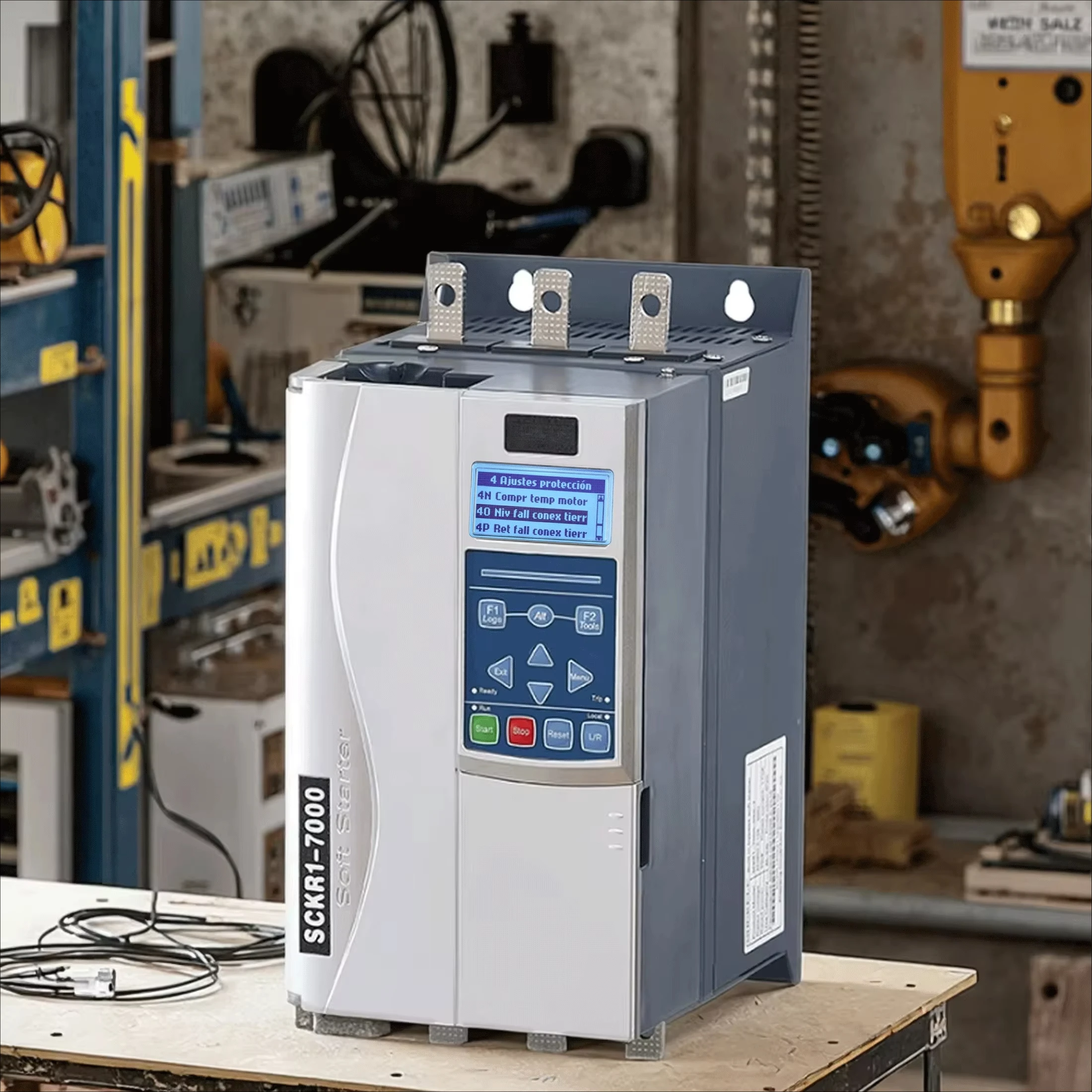 

Top10 Quality Arabic Language 3 Phase Soft Starter 5.5-1000KW 380V/450V-690V Built Bypass Pump CE Certified IP65 Protection