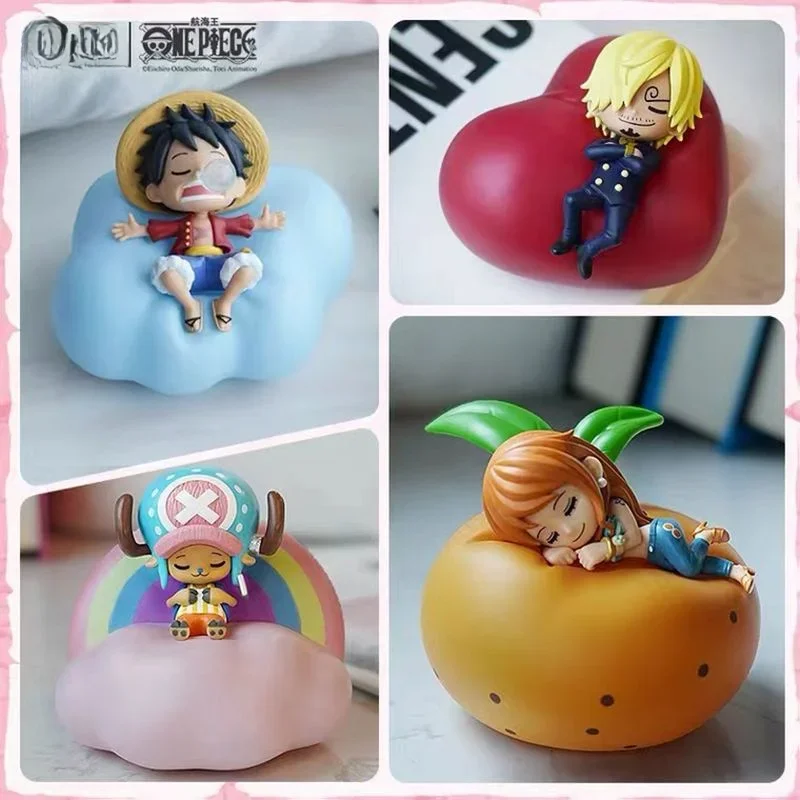 One Piece Anime Luffy Zoro Night Light Figure Blind Box Creative Personalized Desktop Ornament Surprise Gift Box Wholesale